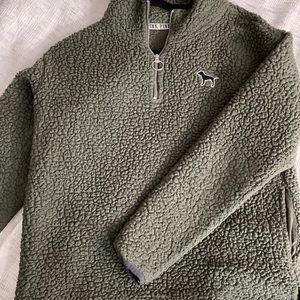 PINK Sherpa half zip